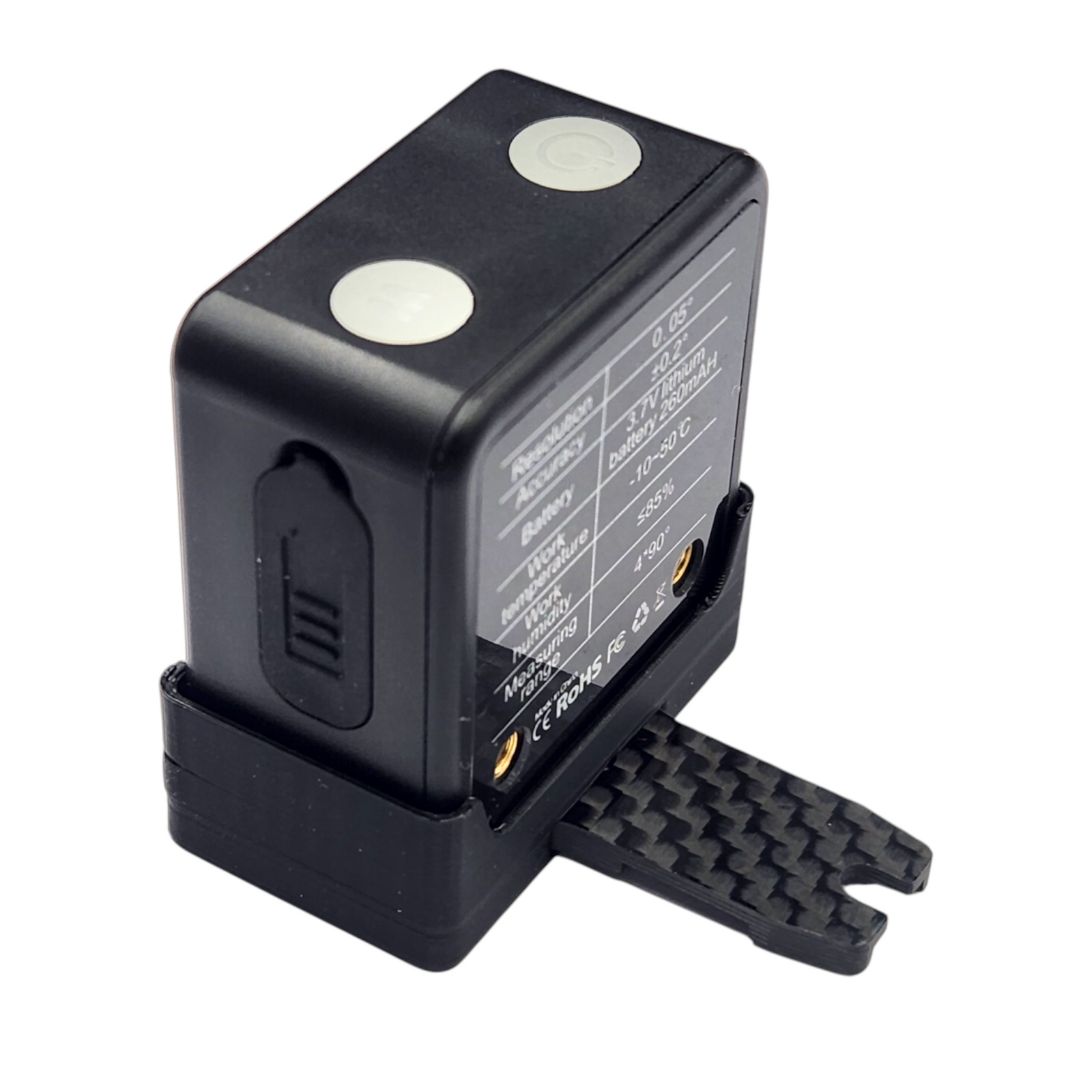 INOV8 3DX Carbon Micro Digital Angle Gauge Caster Plate for A800RR, Mi9 & Mi10
