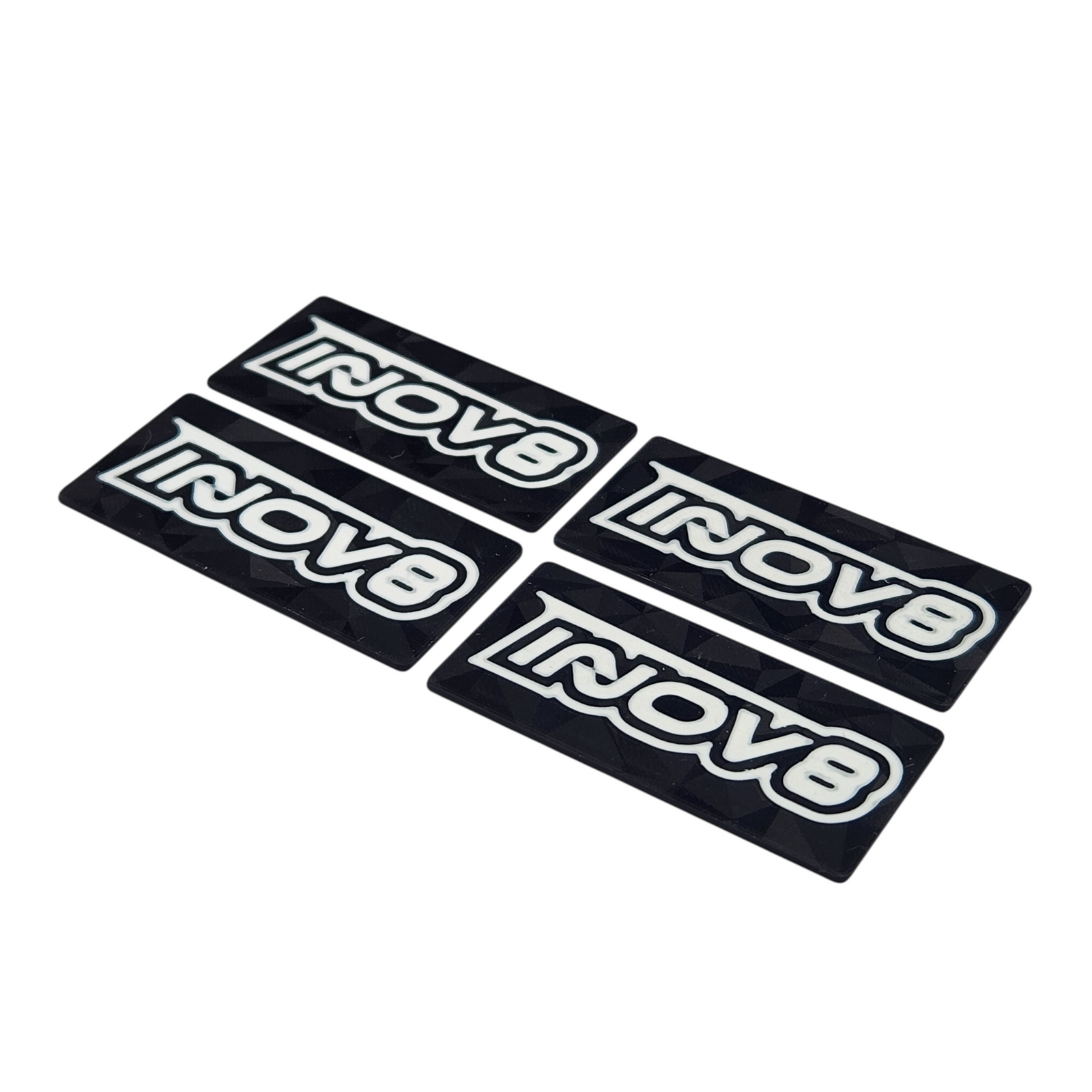 INOV8 3DX Wing Endplates for 1/10th EP Onroad - White Logo