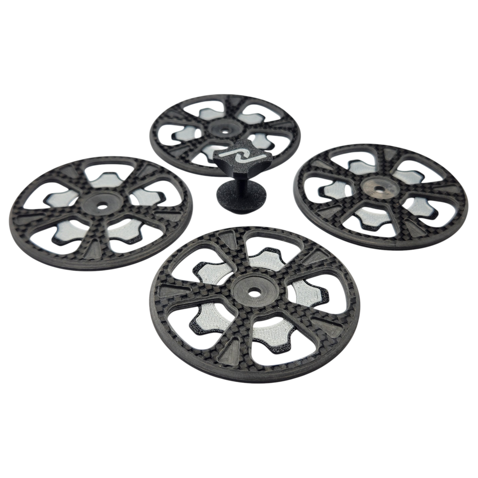 INOV8 3DX Carbon Setup Wheels for 1/10th Onroad