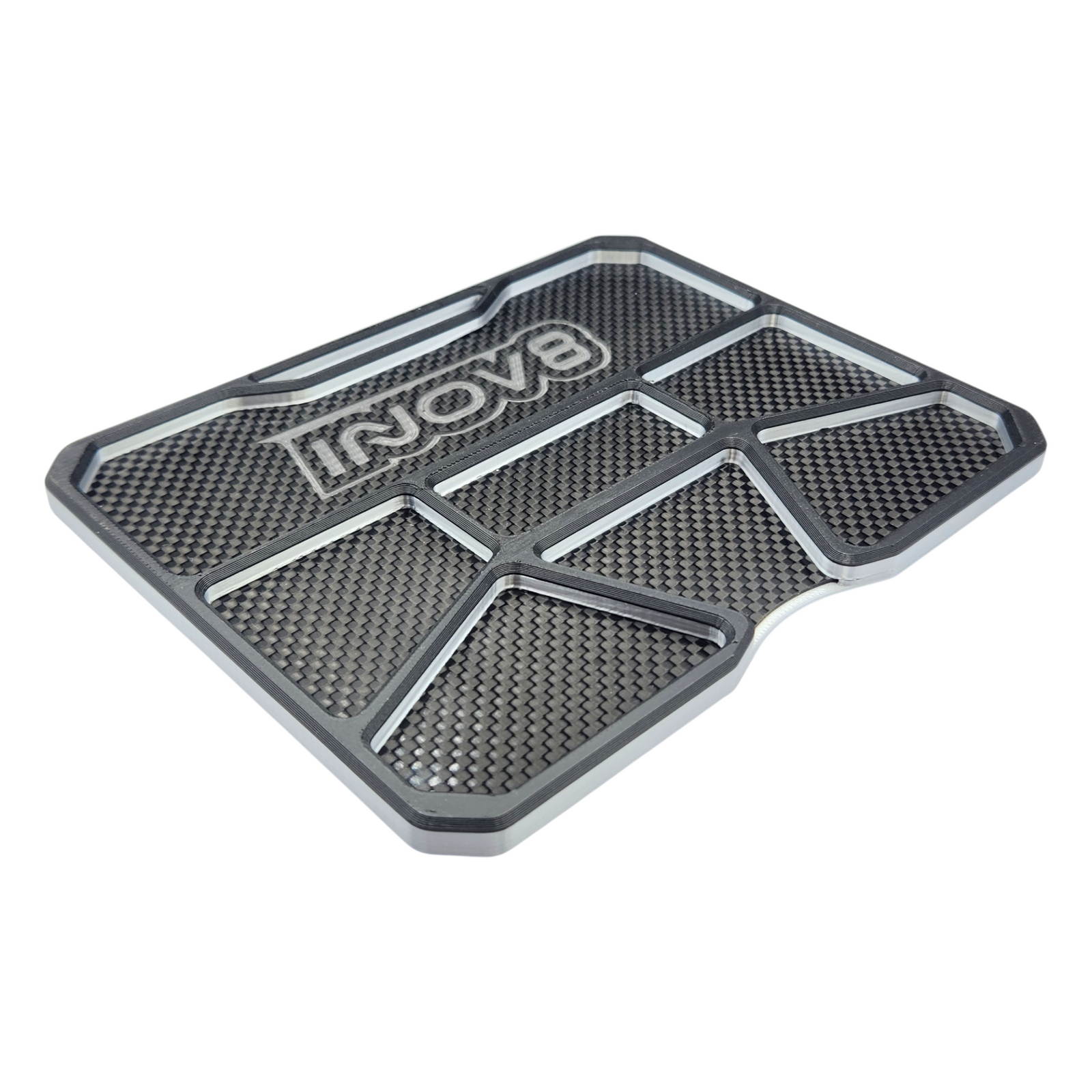 INOV8 3DX Carbon Parts Tray (161x126mm) - Silver