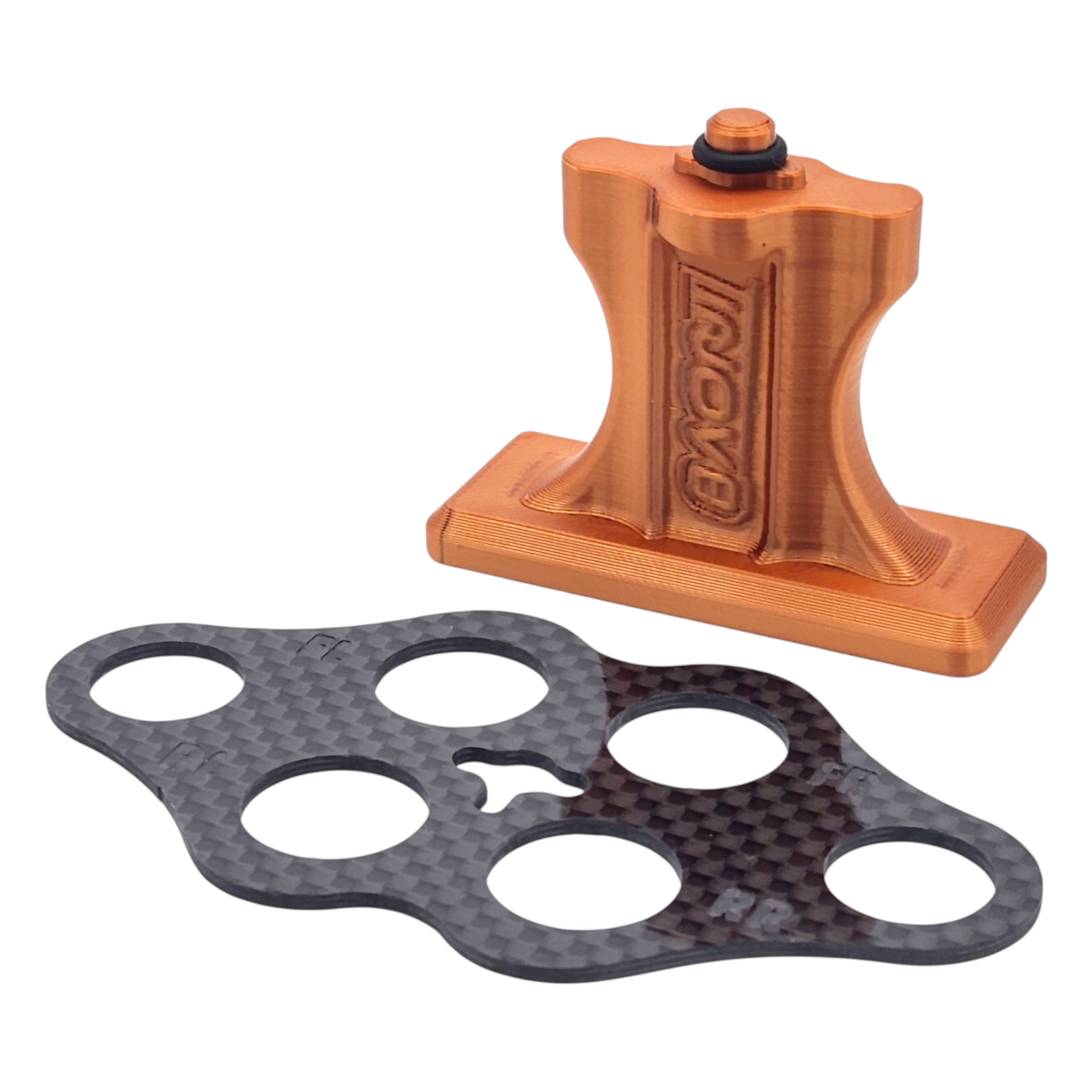 INOV8 3DX Carbon 1/10th Onroad Shock/Diff Rebuild Stand - Bronze