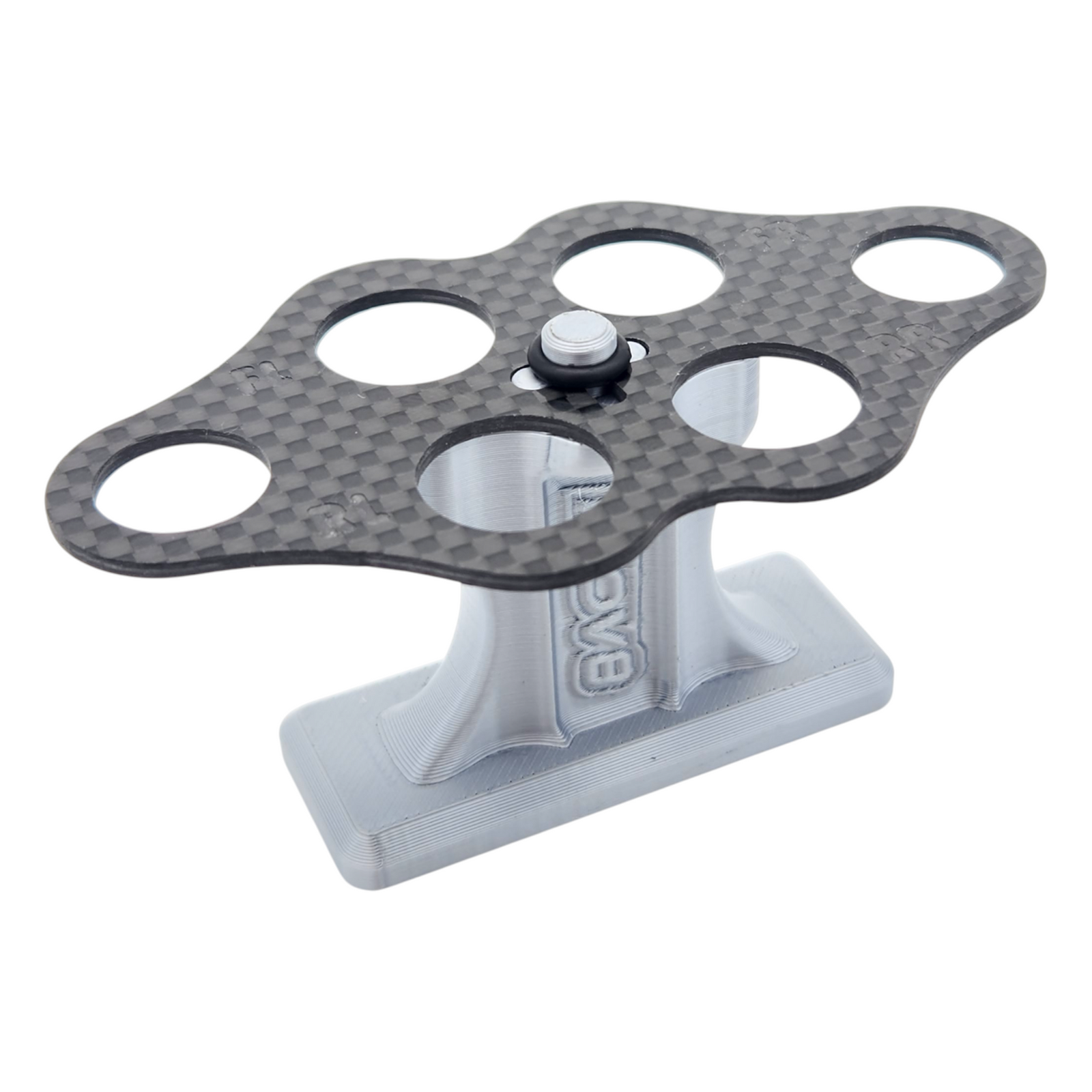 INOV8 3DX Carbon 1/10th Onroad Shock/Diff Rebuild Stand - Silver