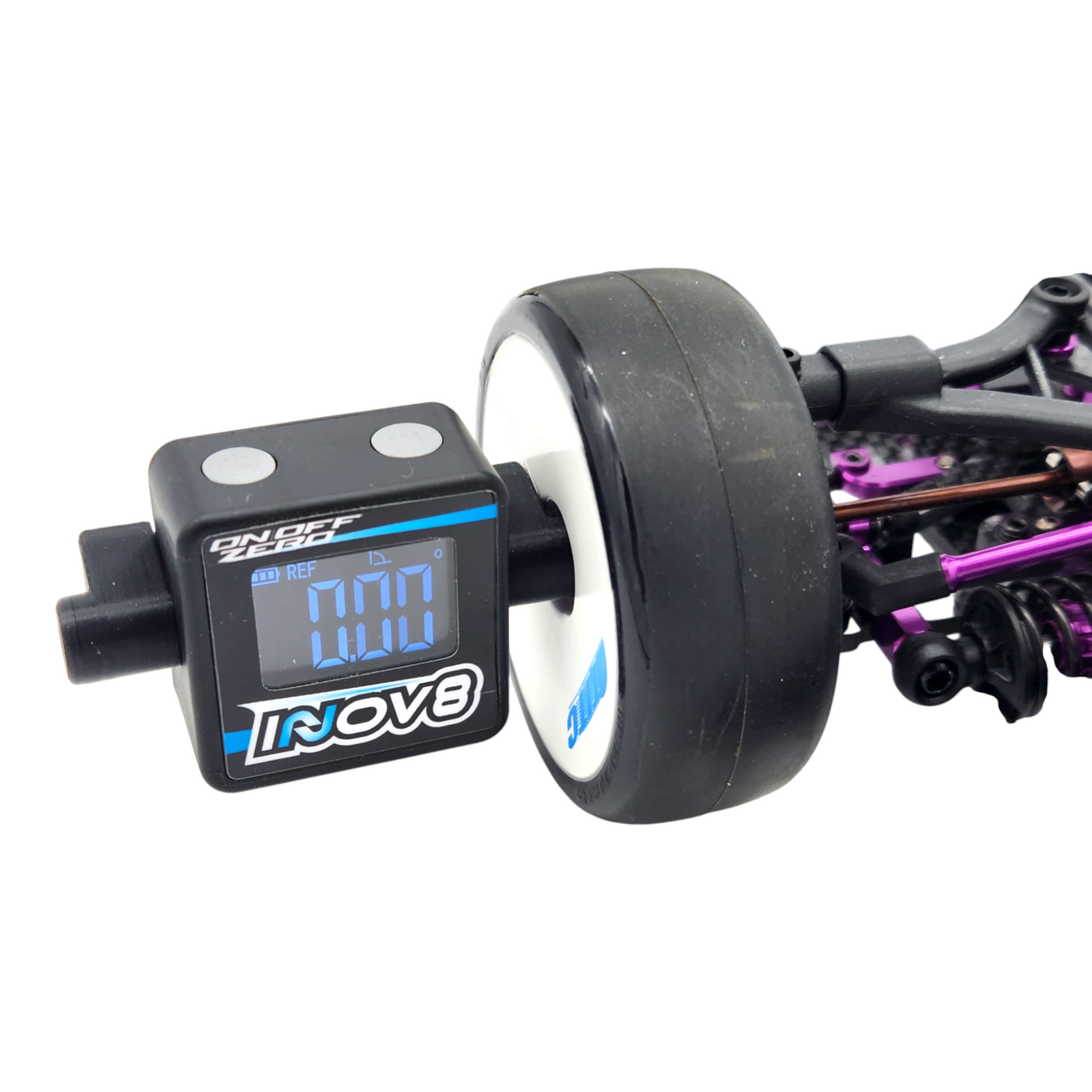 INOV8 3DX Carbon Digital Camber Gain Attachment for 1/10th Onroad/Offroad (4mm Axle)