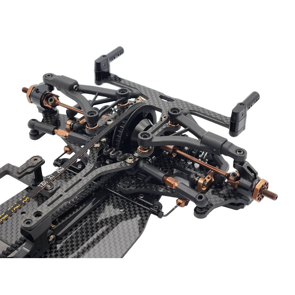 SP1 1/10th EP On-Road Touring Car Kit-Carbon (reinforced all 4 bulkheads)