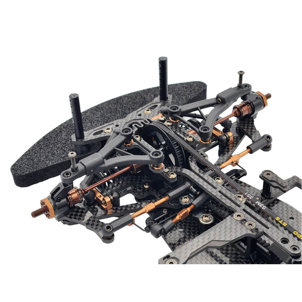 SP1 1/10th EP On-Road Touring Car Kit-Carbon (reinforced all 4 bulkheads)