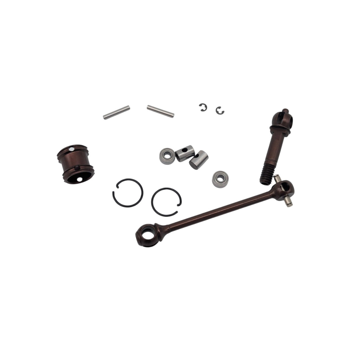 RC MAKER 10102 - LF-LW Complete Front Driveshaft Set