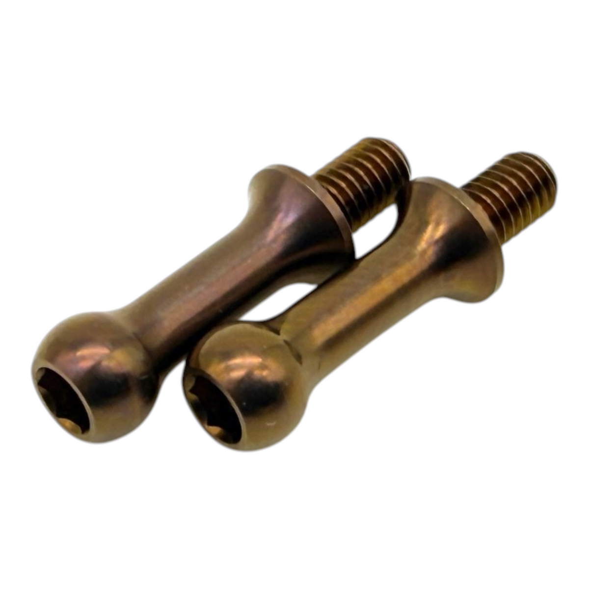 RC MAKER 14204 - Gr. 5 Titanium Long Link Ball-Stud (0mm) (2)