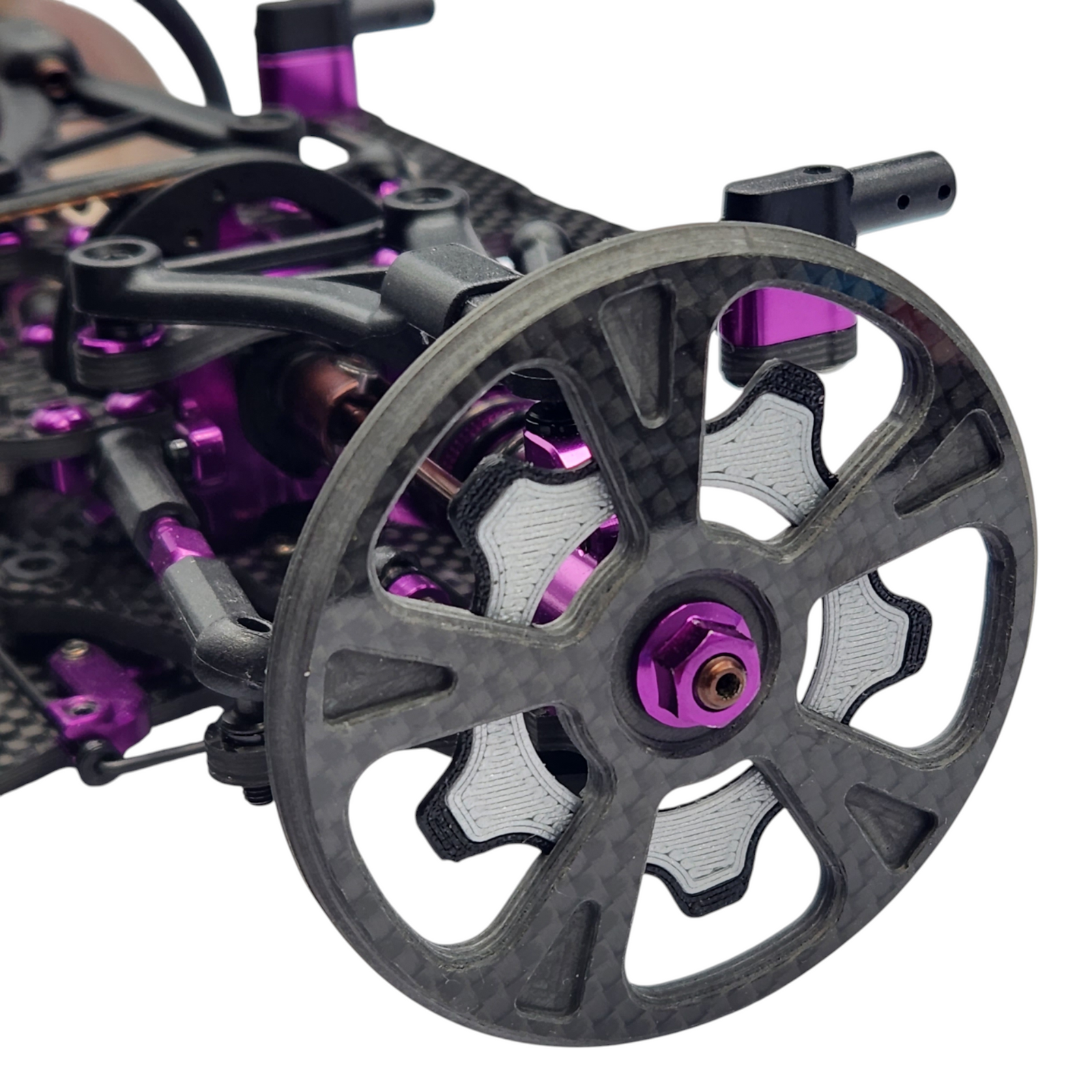 INOV8 3DX Carbon Setup Wheels for 1/10th Onroad