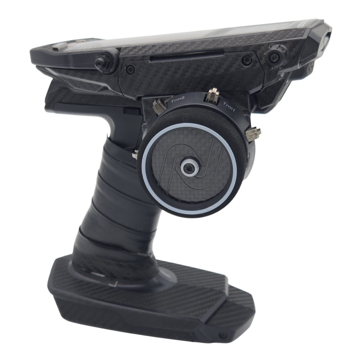 INOV8 3DX Carbon Steering Wheel for Sanwa M17/MT44/MT5 (Silver)