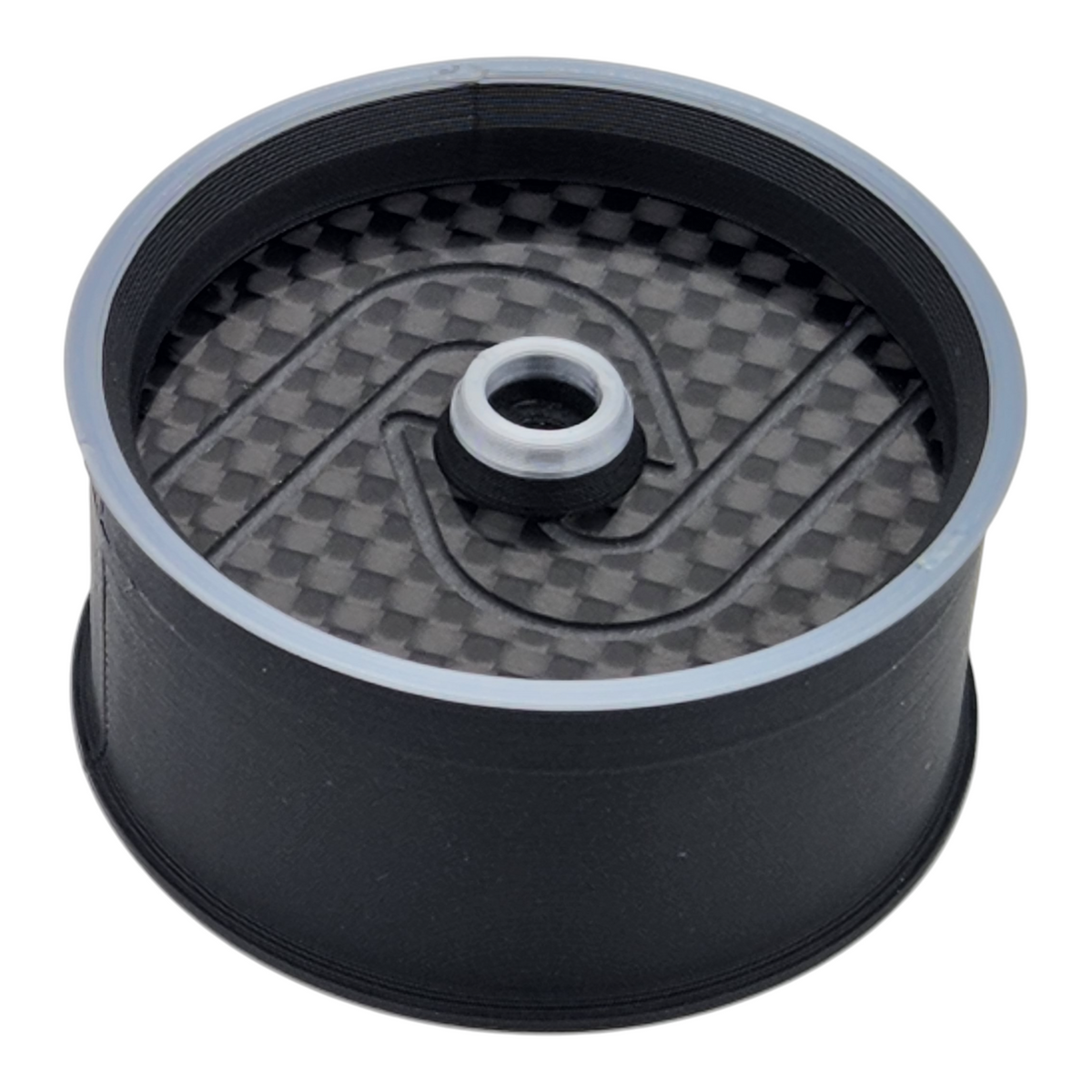 INOV8 3DX Carbon Steering Wheel for Sanwa M17/MT44/MT5 (Silver)