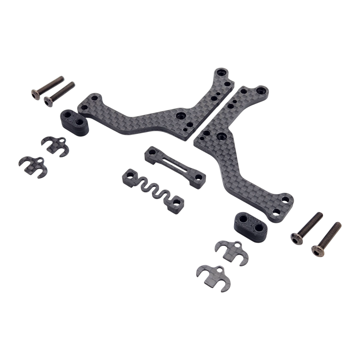 INOV8 Carbon Horizontal Rear Body Mount Set for XRAY X4'26 (Various Types)