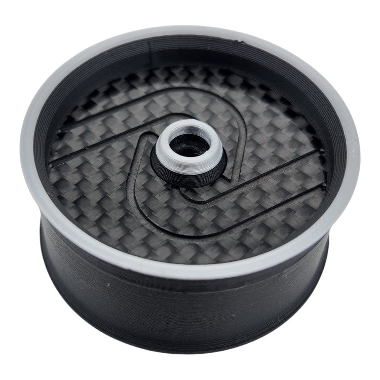 INOV8 3DX Carbon Steering Wheel for FlySky Noble/Noble Pro (Silver)