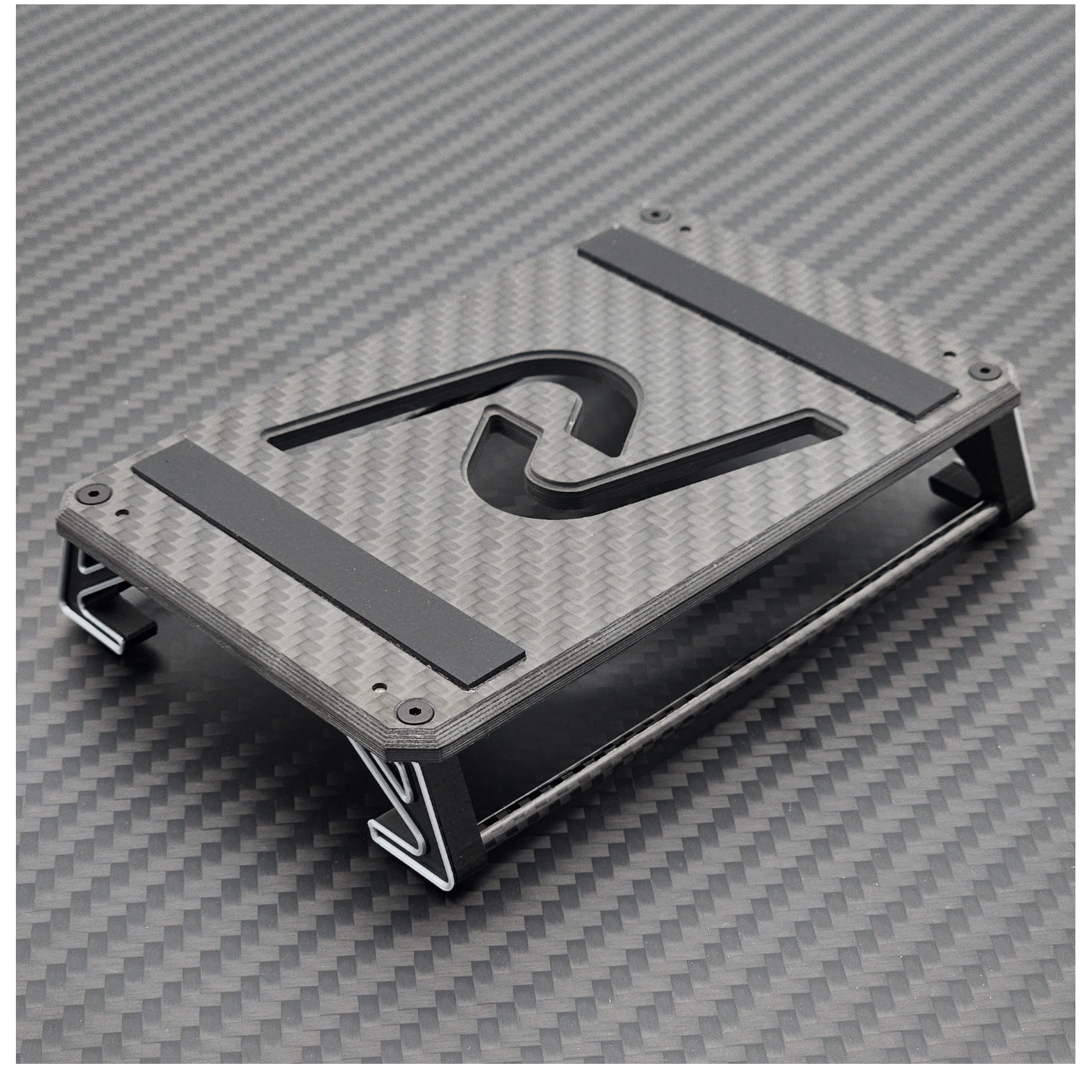 INOV8 3DX Carbon Car Stand for 1/10th & 1/12th Onroad (Silver)