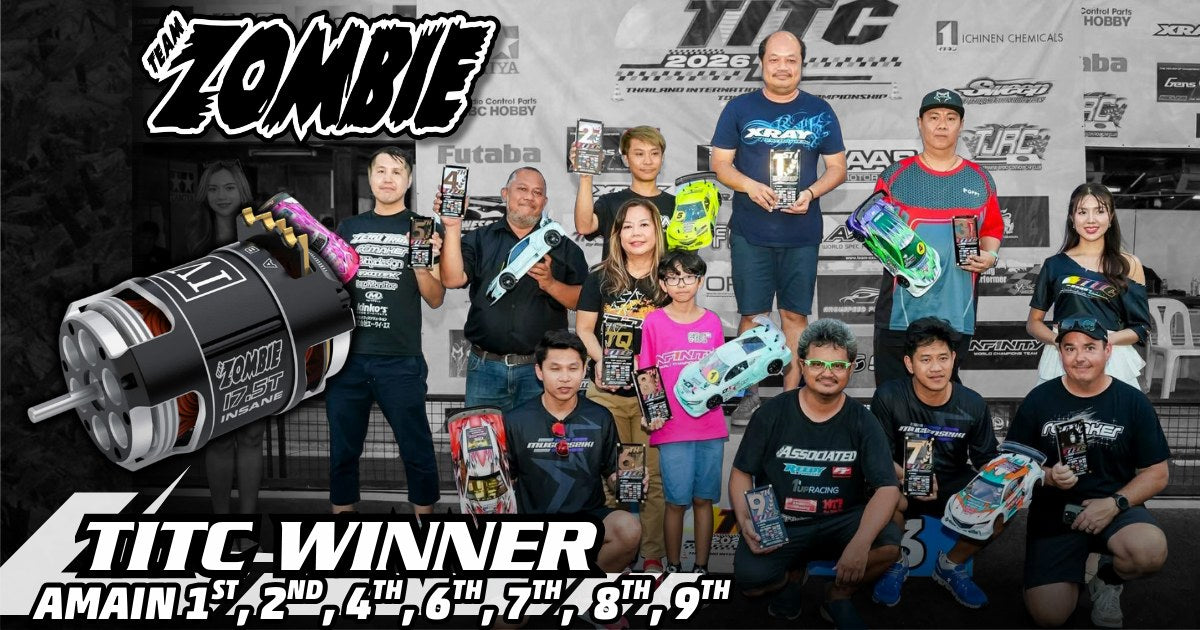 Team Zombie INSANE IV 17.5T OUTLAW stock class motor IR 32ohm 2026 TITC CHAMPION