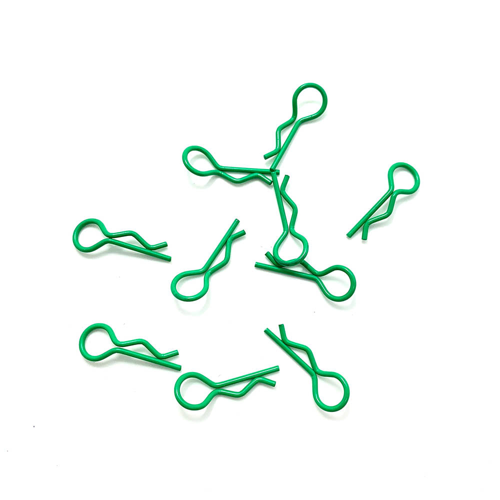 Team Zombie Signature colour body clip 1/10 - Z-GREEN  (10)