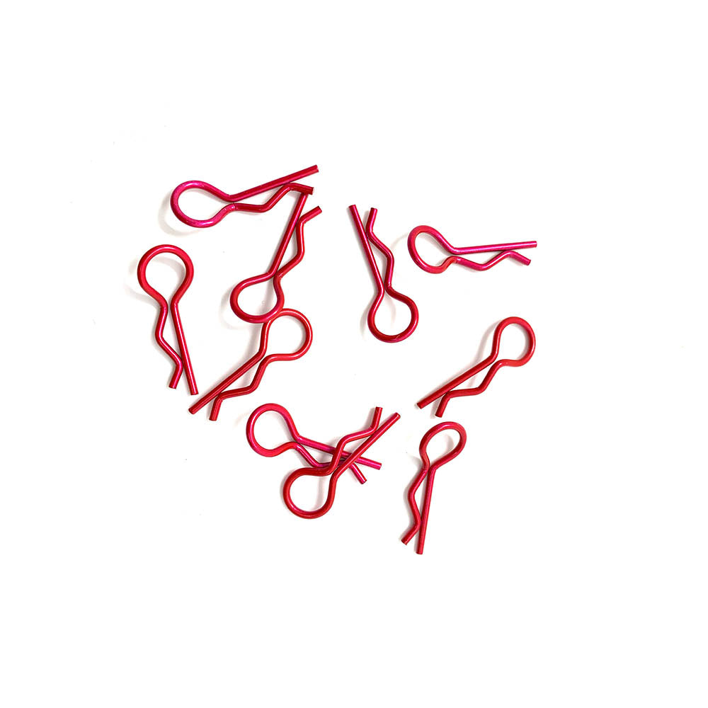 Team Zombie Signature colour body clip 1/10 - Z-RED  (10)