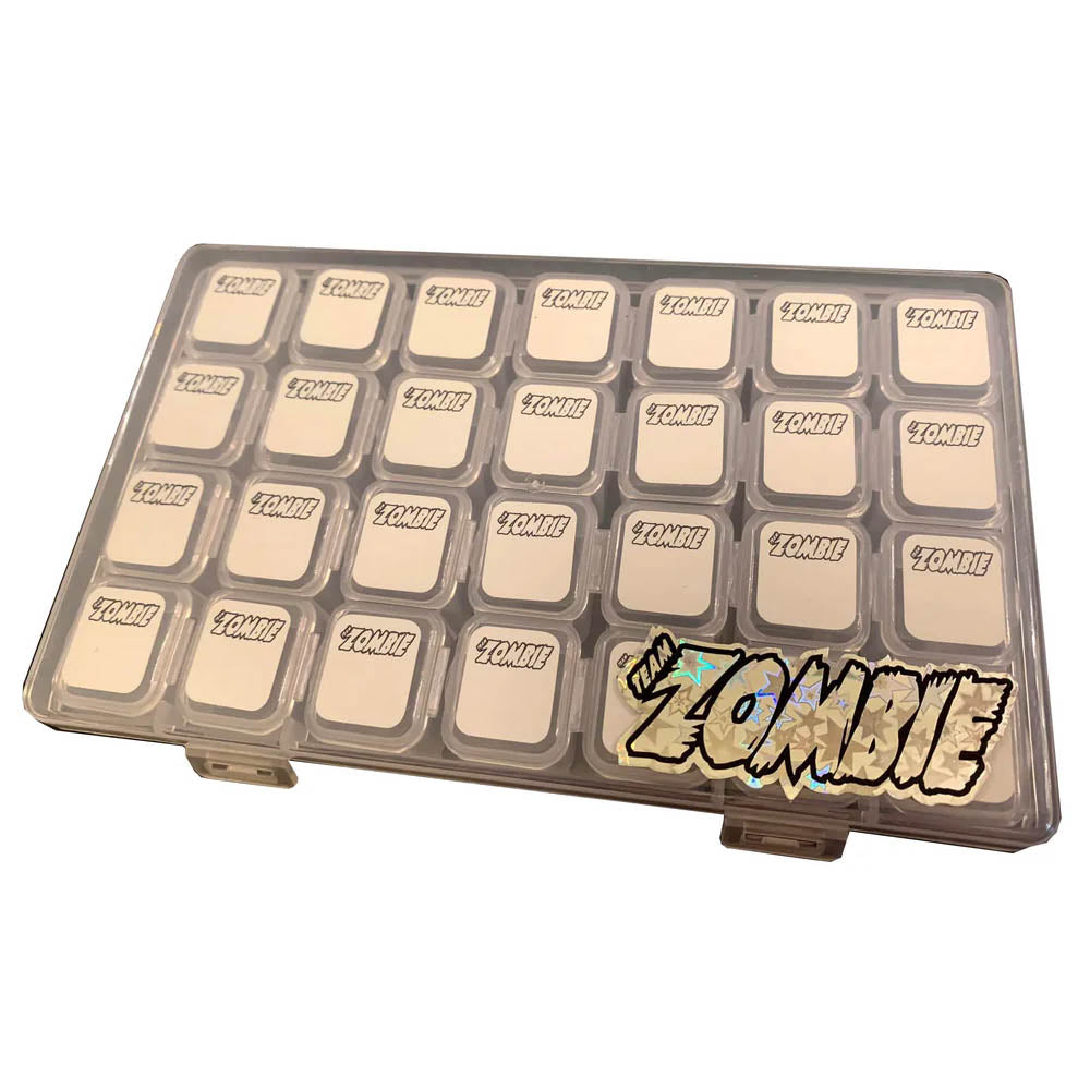 Team Zombie Plastic hardware box 170* 110*26mm overall  25*22mm small compartments *28