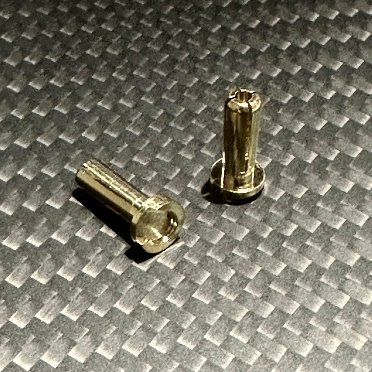 Team Zombie 4mm plated male tube plug SHORT (2)recommand for Team Zombie 1/12 H87001S