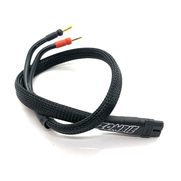 Zombie XT60, 4/5mm plug 600mm Balance Charging Cable (All Black)