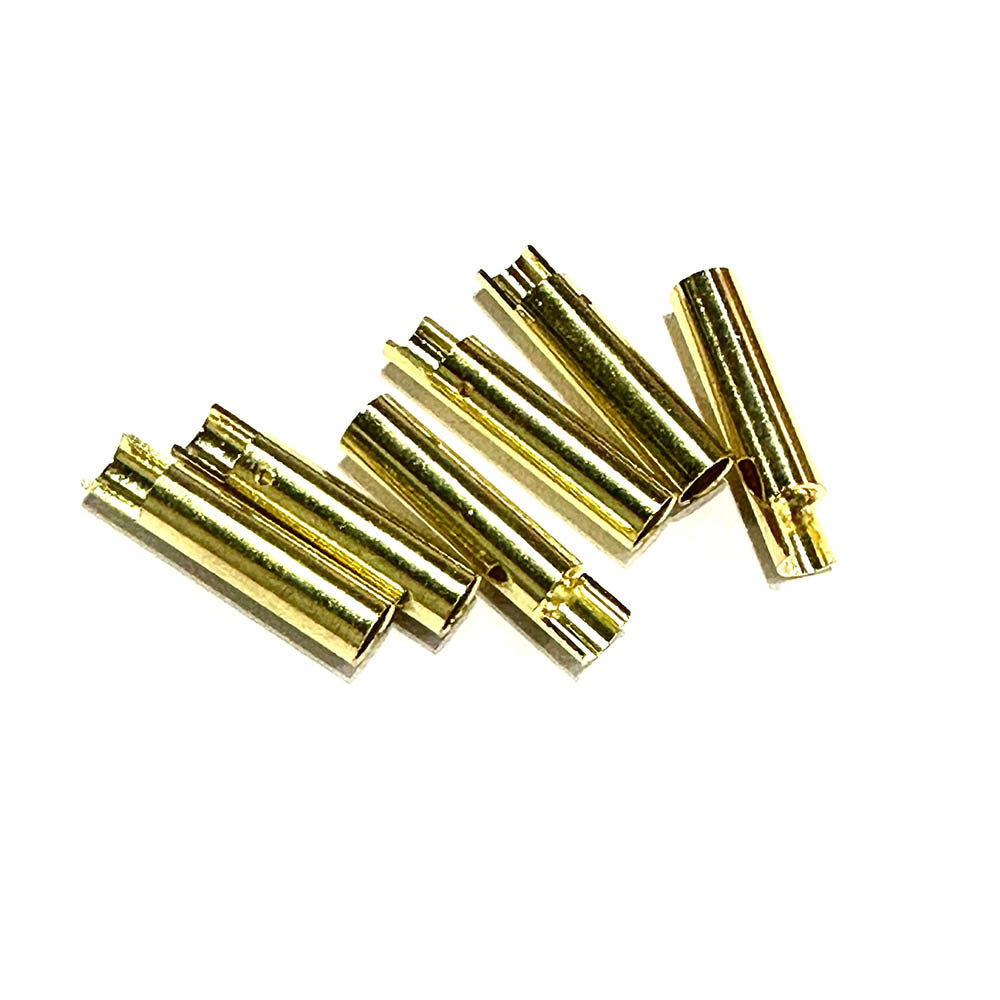 Team Zombie 4mm plated female tube plug (6) fits power supply