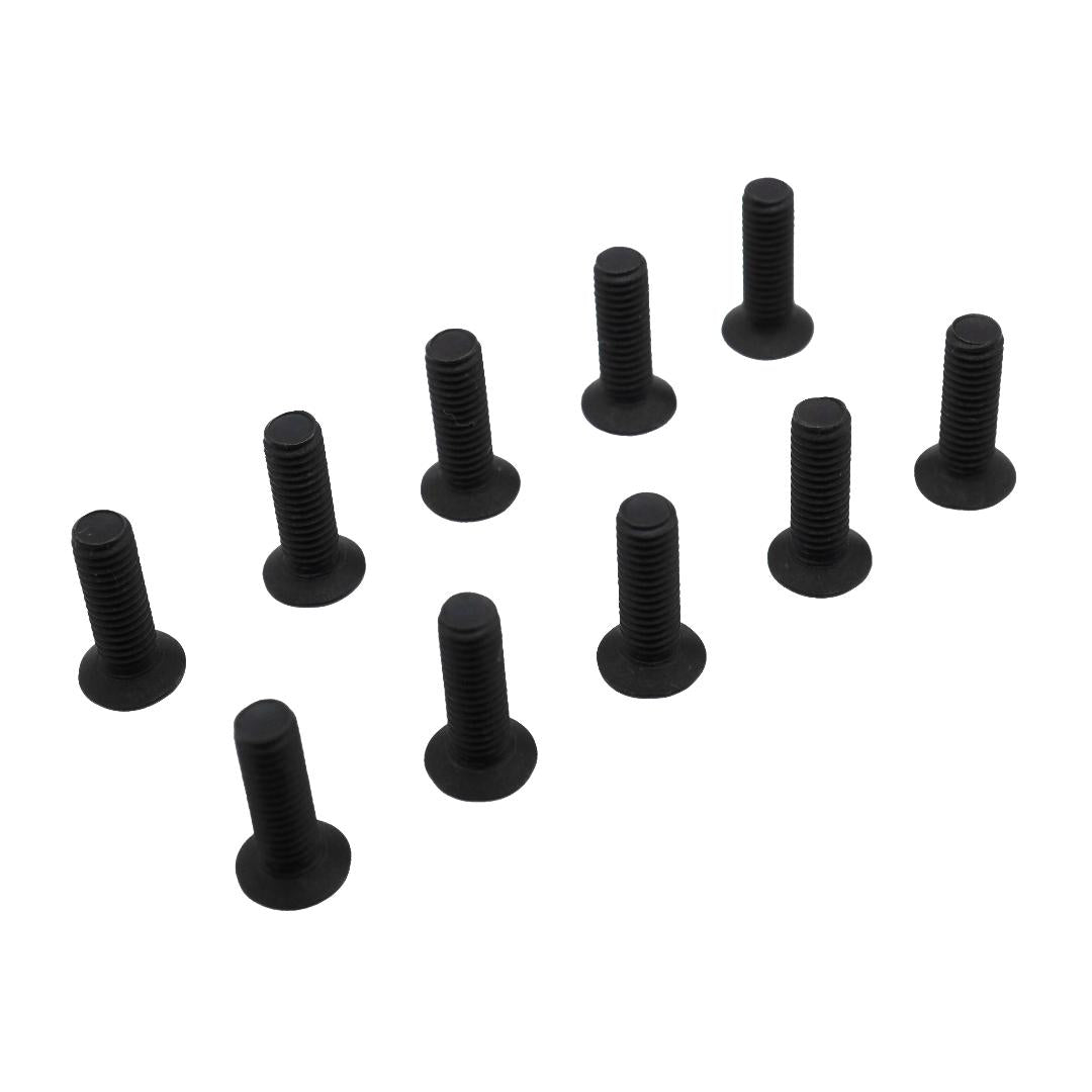 110 Degree 12.9 Grade Steel Countersink Screws M3 10pcs fits Spring Steel Chassis 1.2mm Alloy 1.5mm thickness