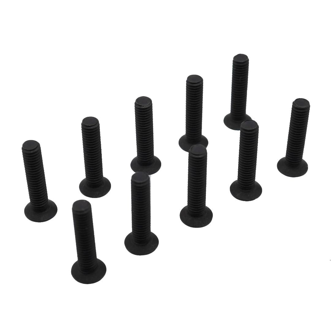 110 Degree 12.9 Grade Steel Countersink Screws M3 10pcs fits Spring Steel Chassis 1.2mm Alloy 1.5mm thickness