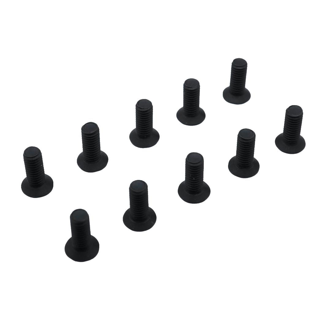 110 Degree 12.9 Grade Steel Countersink Screws M3 10pcs fits Spring Steel Chassis 1.2mm Alloy 1.5mm thickness
