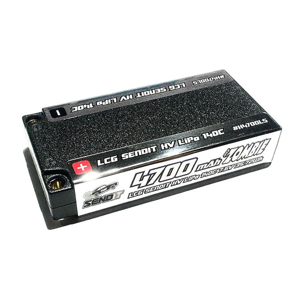 Team Zombie SENDIT 4700mAh 7.6v HV 140c LCG shortie EFRA, BRCA