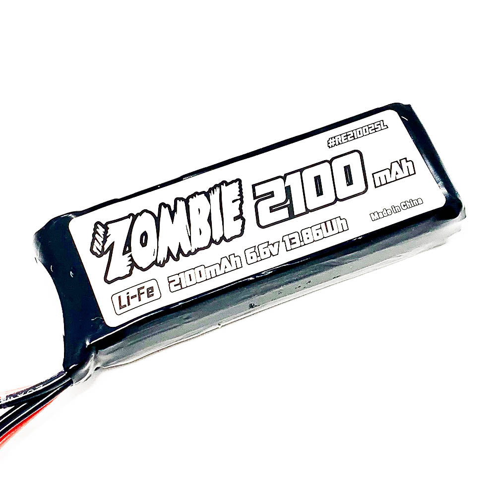 Team Zombie 2100mAh 6.6v fits Futaba 10PX &amp;receiver pack