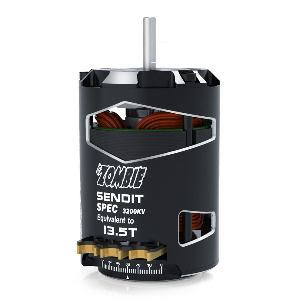 Team Zombie SENDIT SPEC 3200KV equivalent to 13.5T, 2600KV equivalent to 17.5T stock class VIOLENT OUTLAW motor