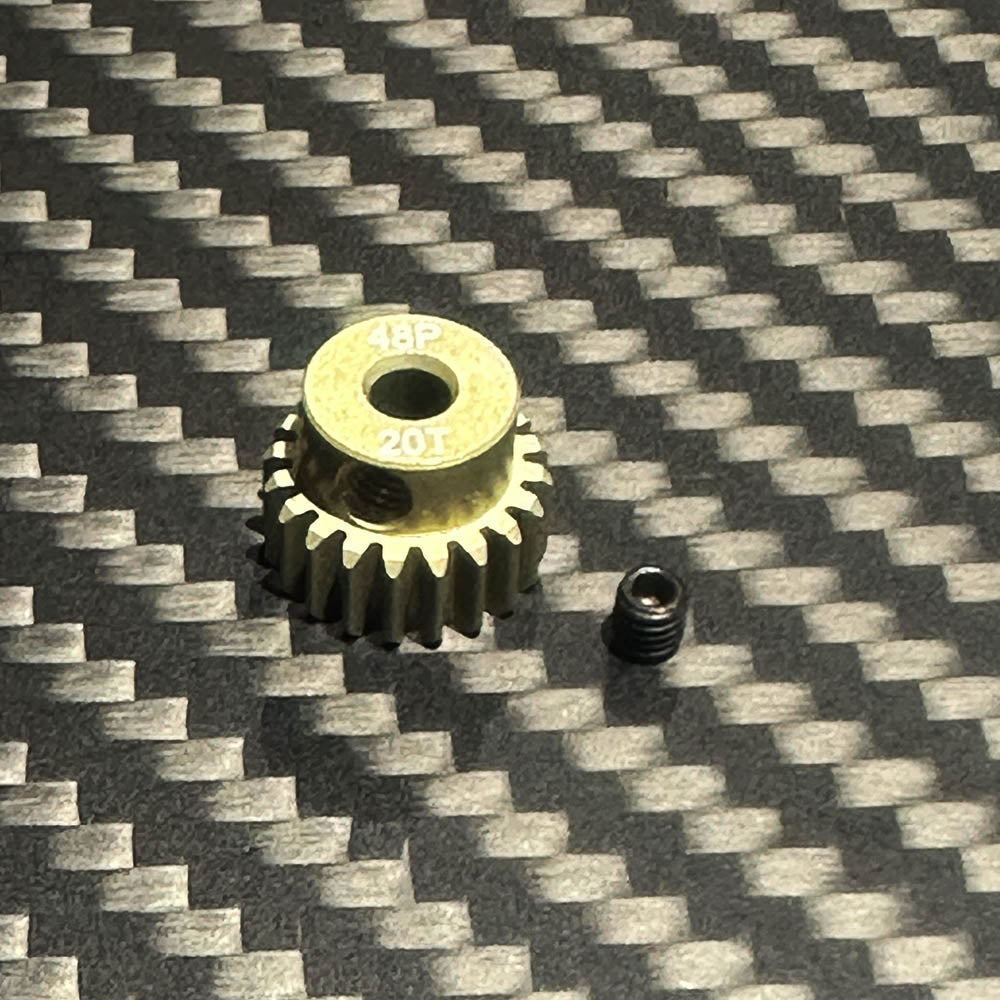 Team Zombie Hard-anodized Aluminum Pinion Gear 48pitch