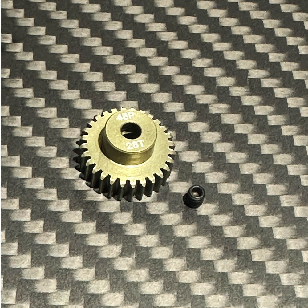 Team Zombie Hard-anodized Aluminum Pinion Gear 48pitch