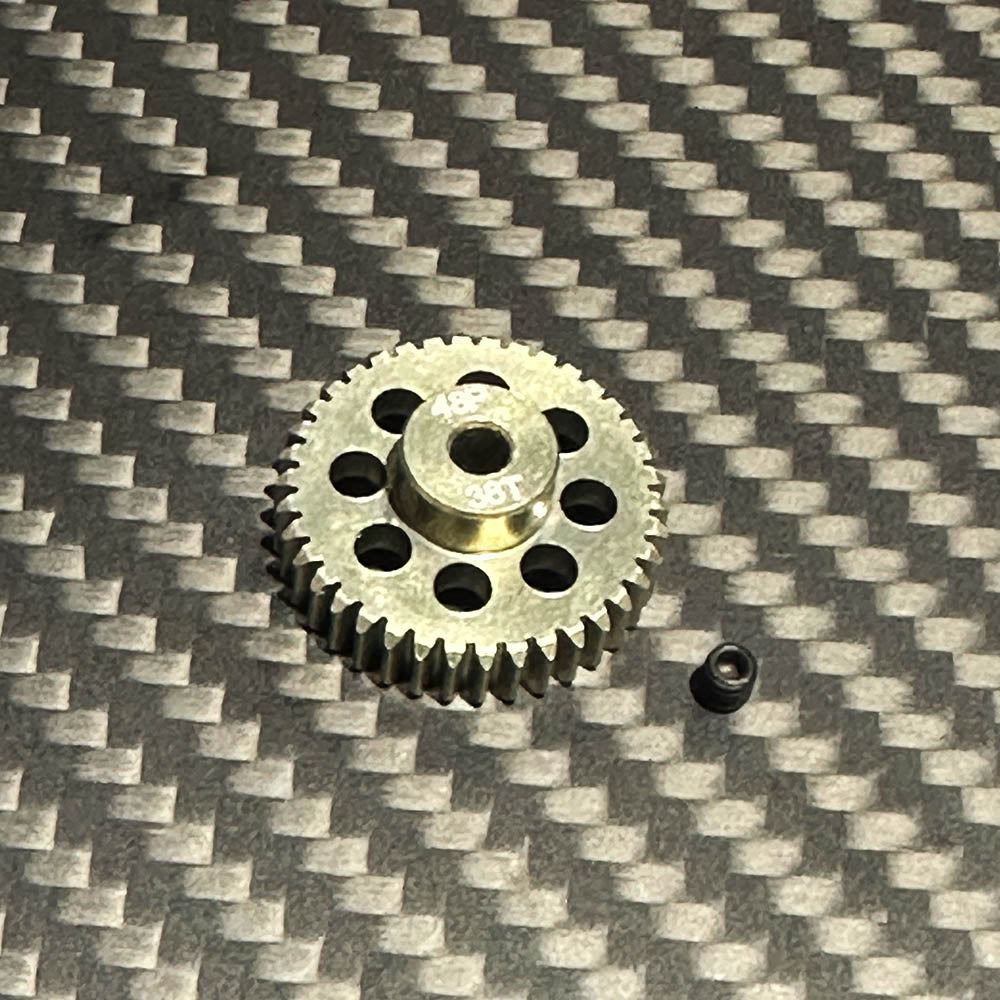 Team Zombie Hard-anodized Aluminum Pinion Gear 48pitch