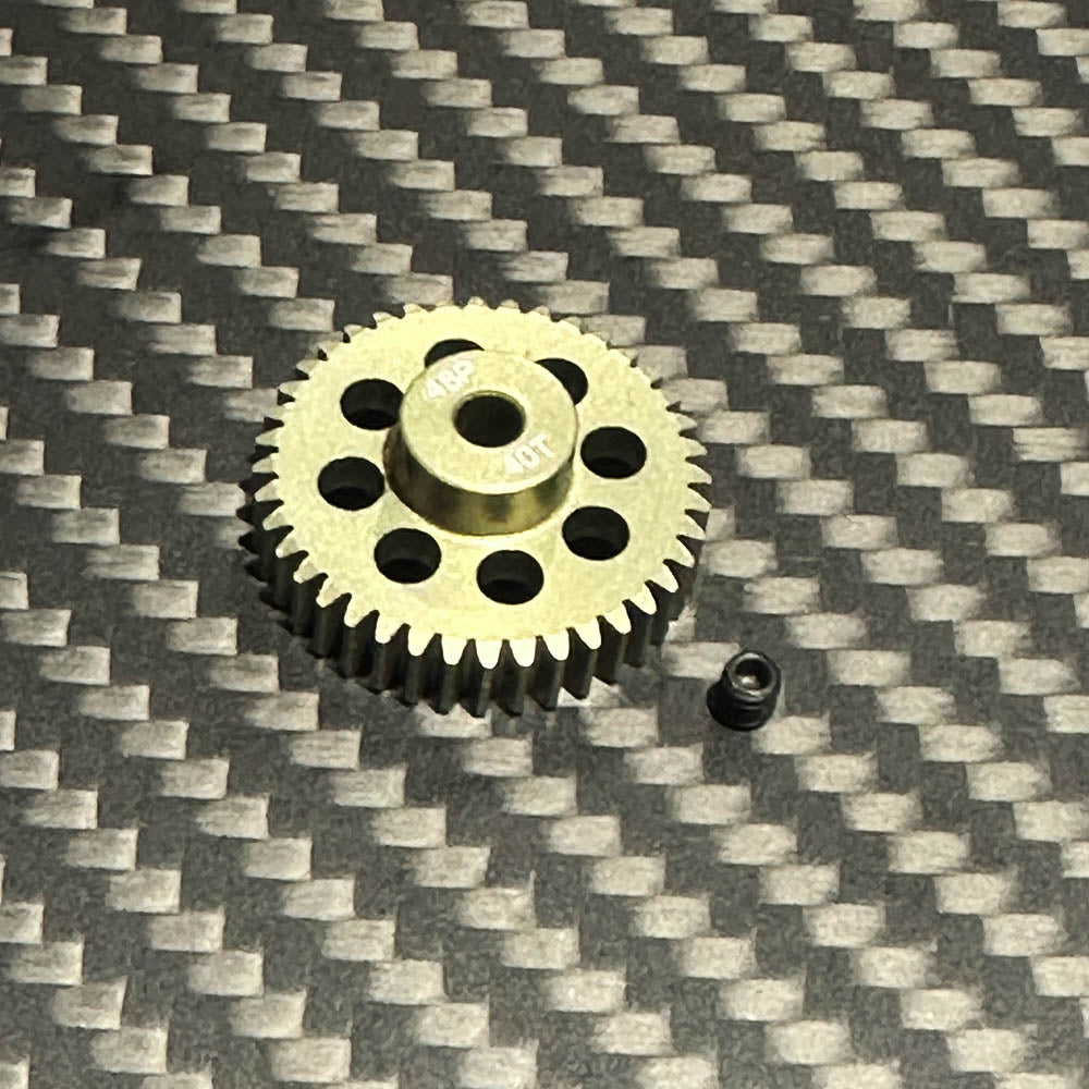 Team Zombie Hard-anodized Aluminum Pinion Gear 48pitch