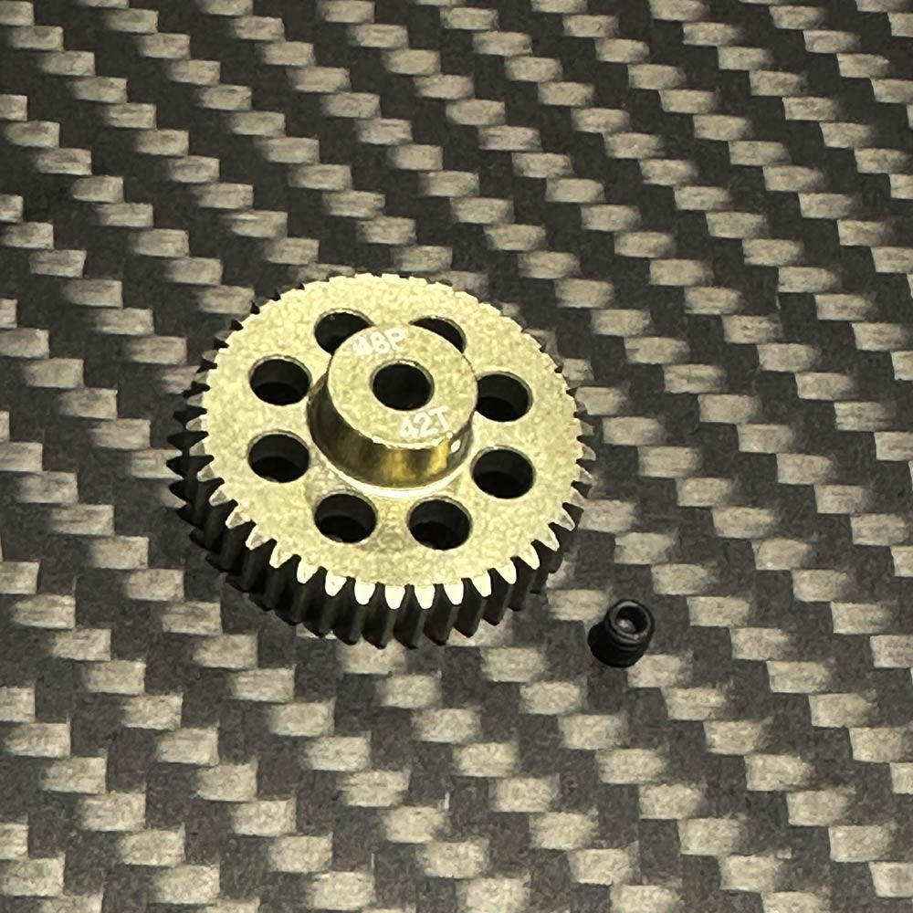 Team Zombie Hard-anodized Aluminum Pinion Gear 48pitch