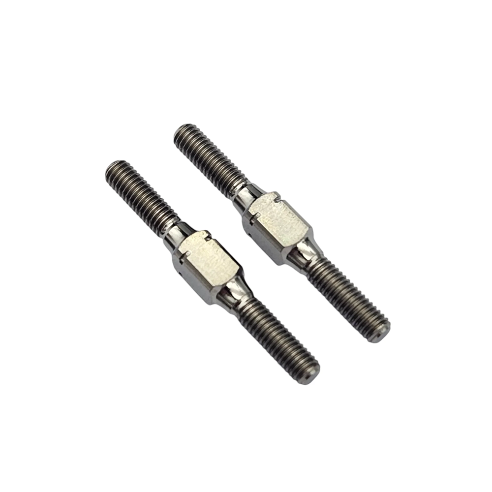 14101 - Gr.5 Titanium Rear Toe/Front Steering Link Turnbuckles 3x28mm (2) (Option)