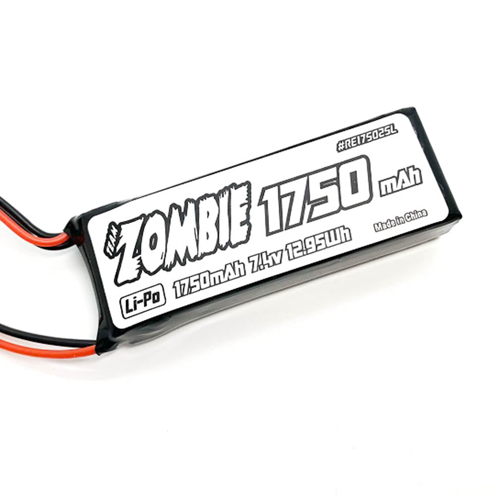 Team Zombie 1750mAh 7.4v receiver long pack LIGHT WEIGHT