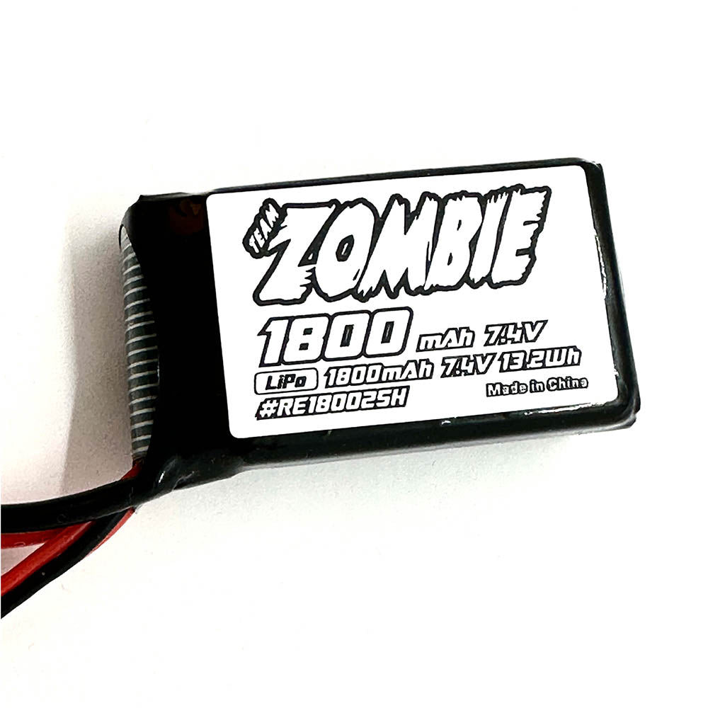 Team Zombie 1800mAh 7.4v receiver hump pack