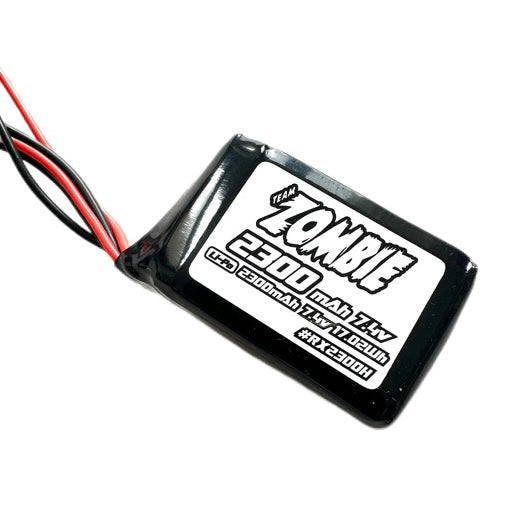 Team Zombie 2300mah 7.4V light weight receiver hump pack 48.5*28.5*30.3mm 74g