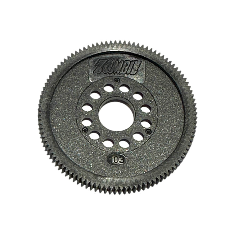 Team Zombie 2mm thickness low friction hardened Spur gear 64Pitch 80-112T