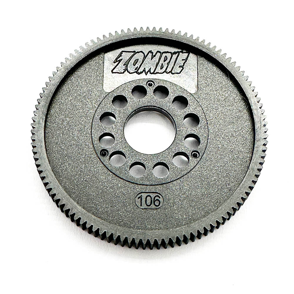 Team Zombie 2mm thickness low friction hardened Spur gear 64Pitch 80-112T