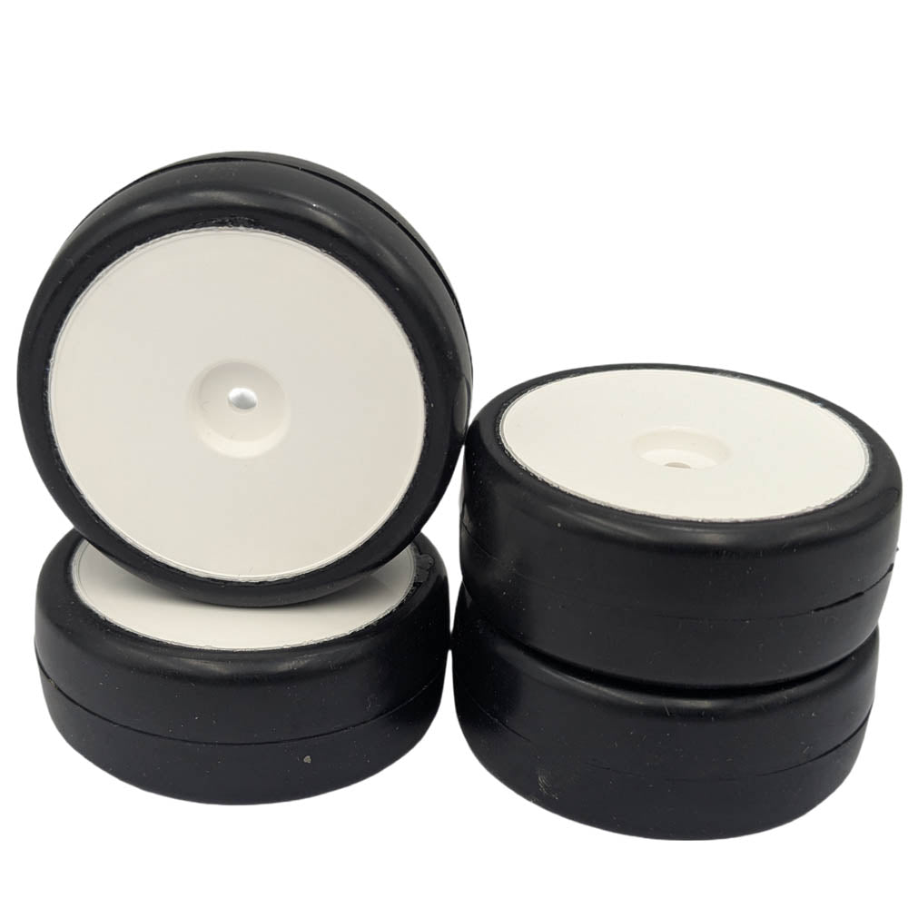Team Zombie Pre-Glued Touring Car Wheels 40R (4)