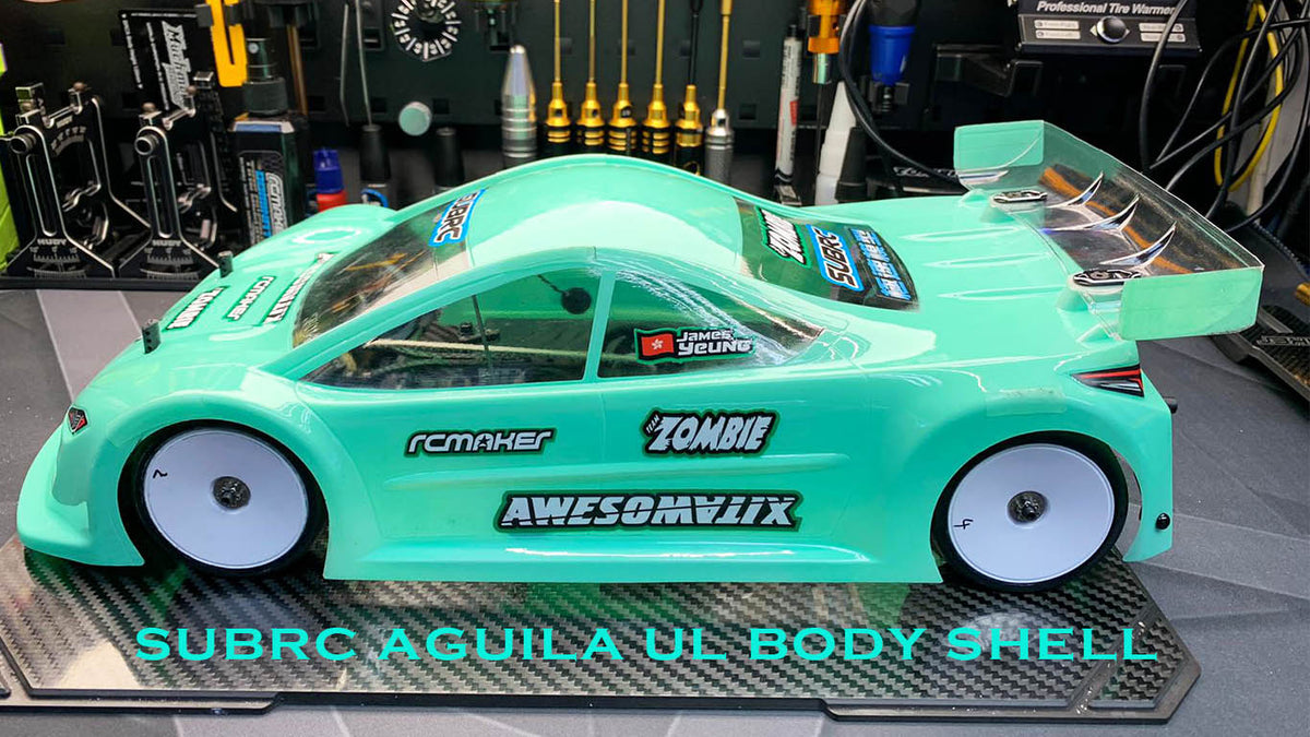 Subrc Aguila 1/10 on-road lexan body Ultra light weight non EFRA approved version